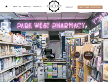 Tablet Screenshot of parkwestpharmacy.com